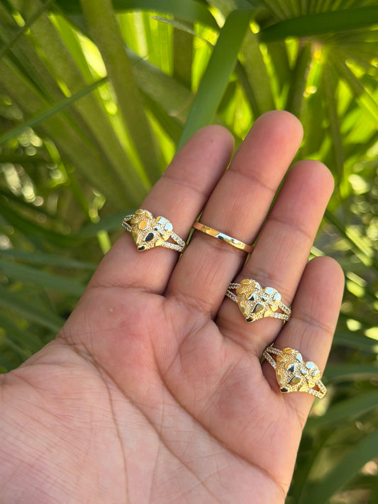 1pc Heart Nugget Ring