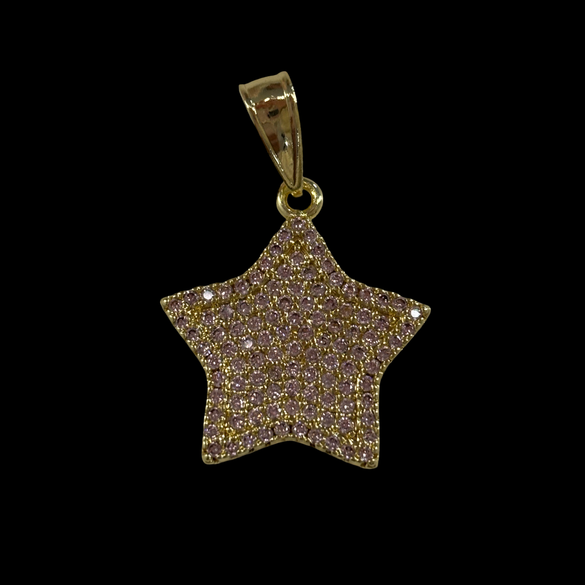 P-63 star pink pendant