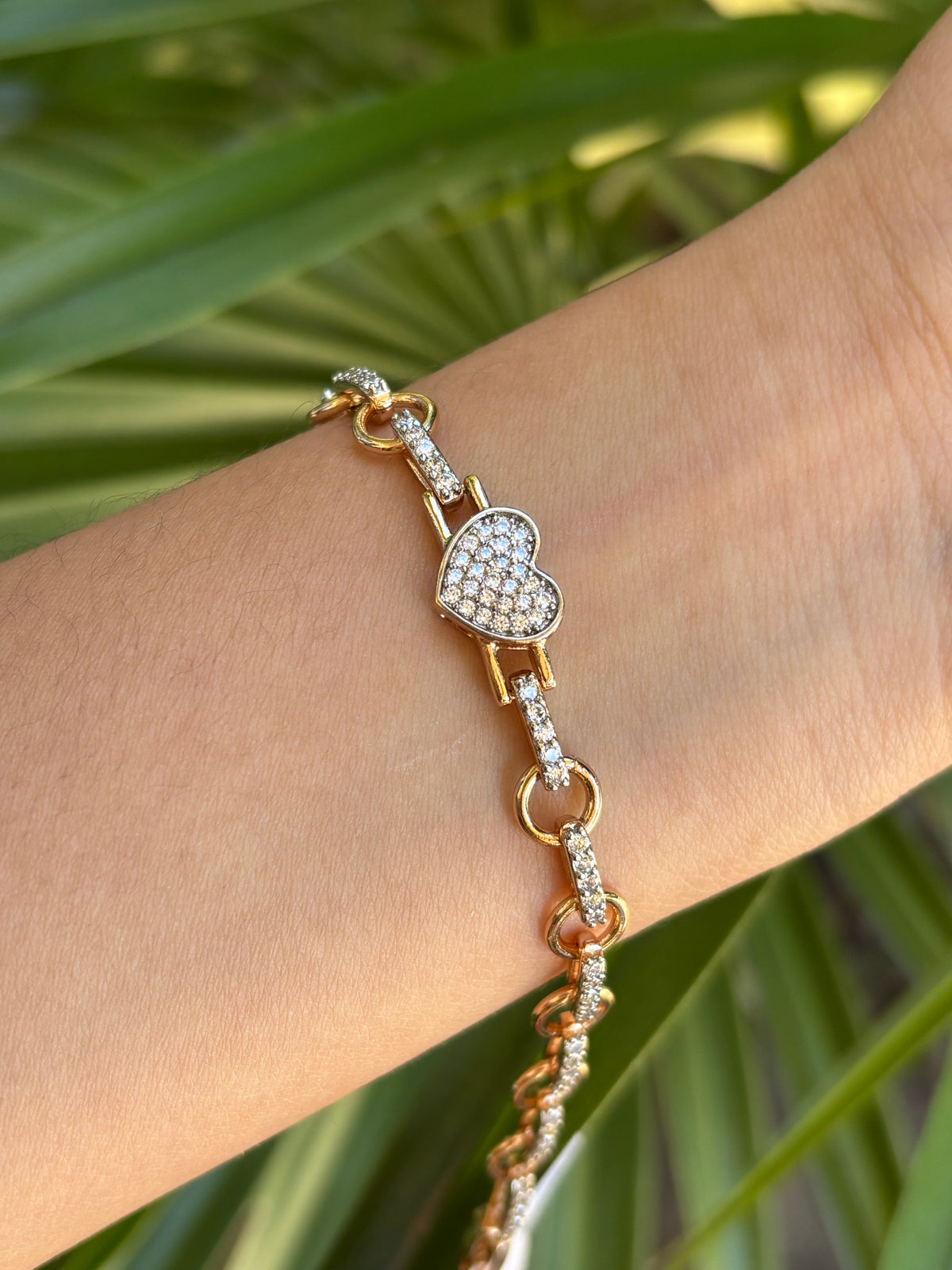 125-A XP heart bracelet