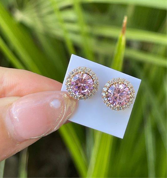 Pink earring high quality