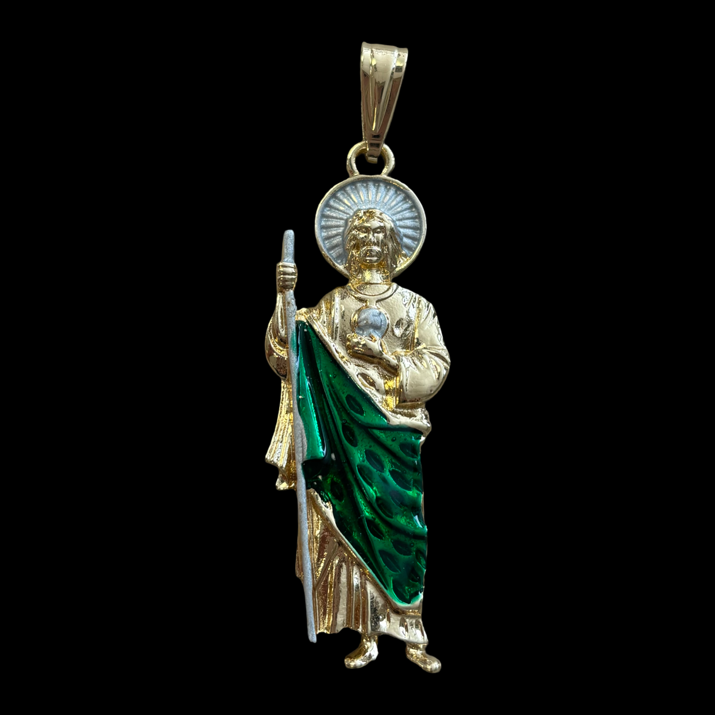 B-2 sj big gold pendant