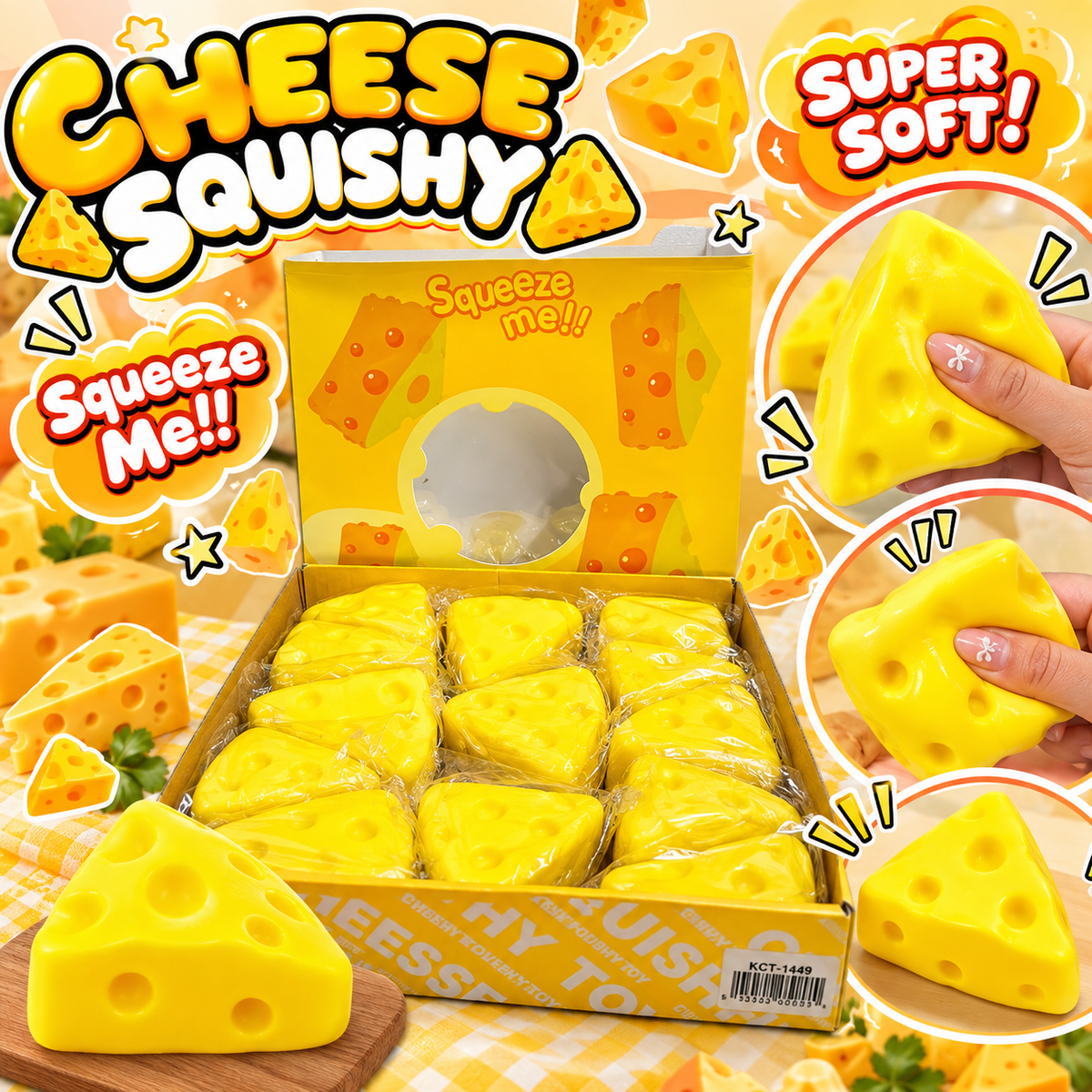 Foam Cheese 12pc