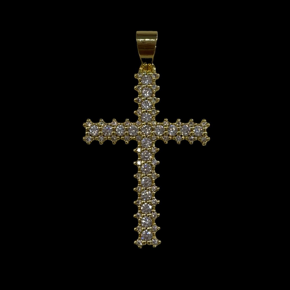 C-76 Cruz bling pendant