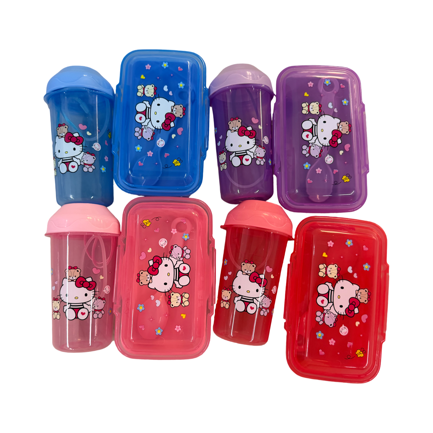 1pc Mix Hk Lunch Box With Cup