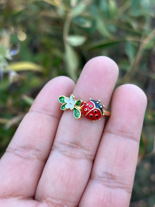 Flower Lady Bug