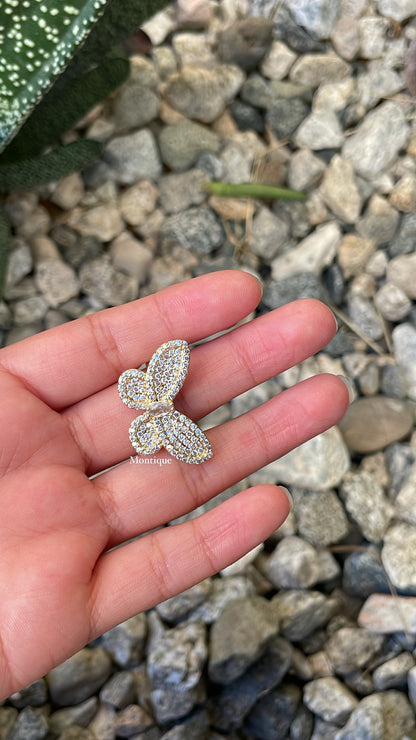 Butterfly adjustable rings