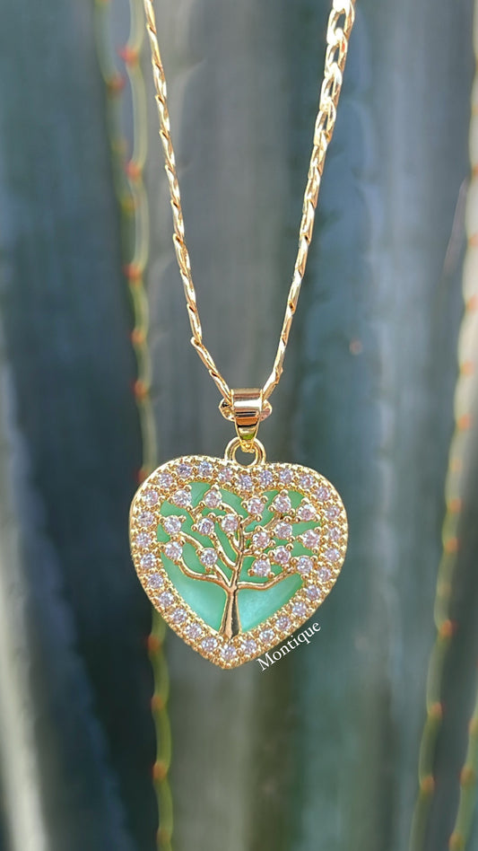 Tree Heart Pendant