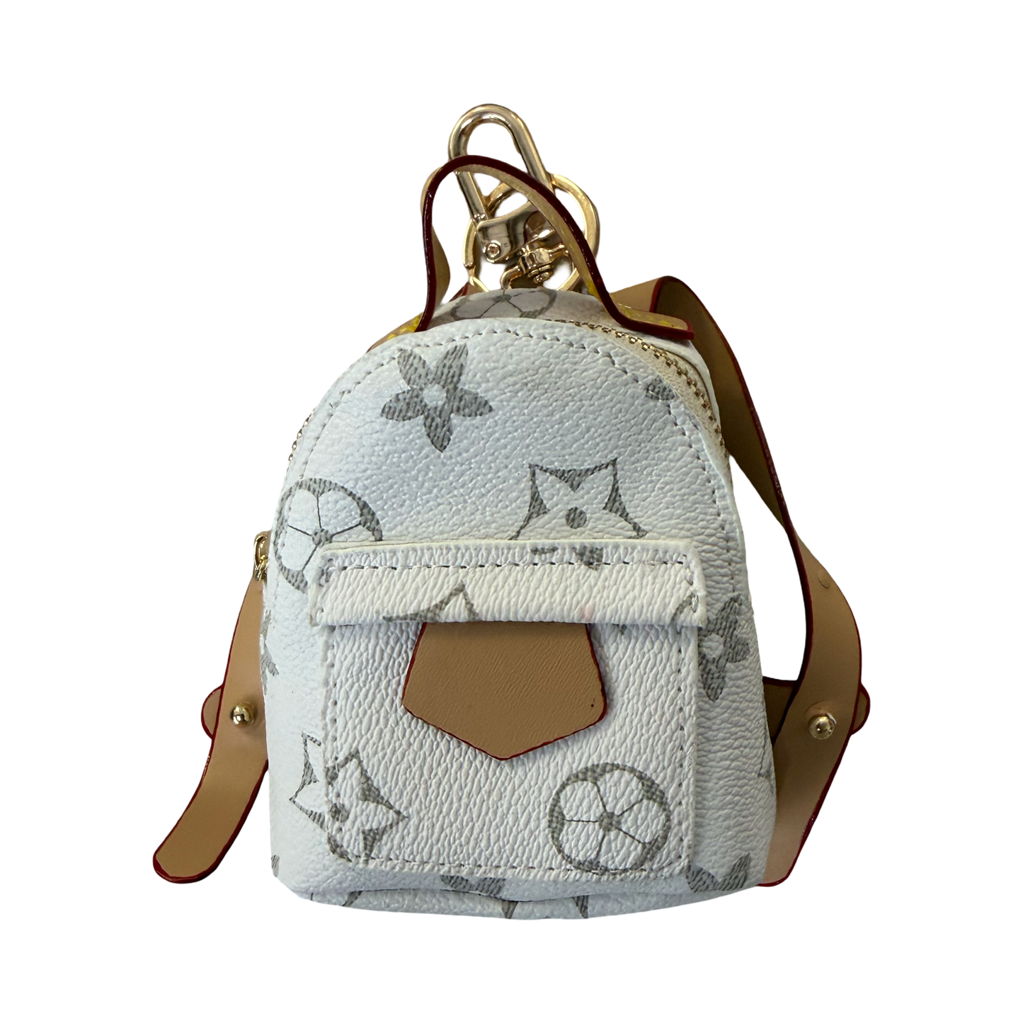 White BackPack Keychain