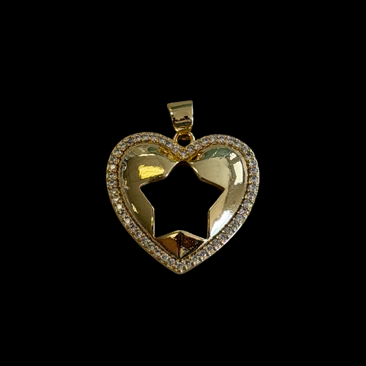 H-33 heart pendant