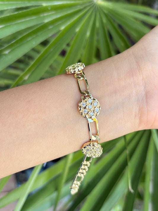 24-a circle bracelet fígaro