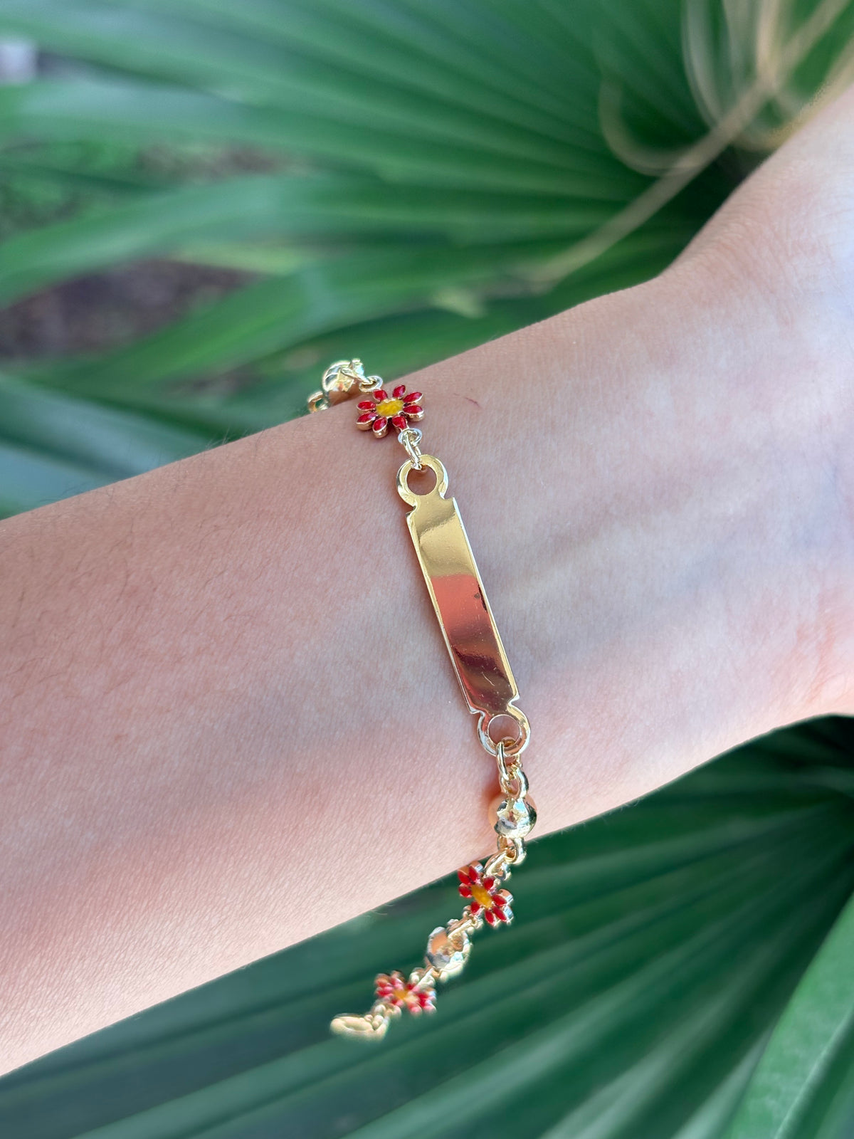 57-A flower bracelet kids