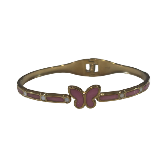 XP Pink Butterfly Bracelet #833