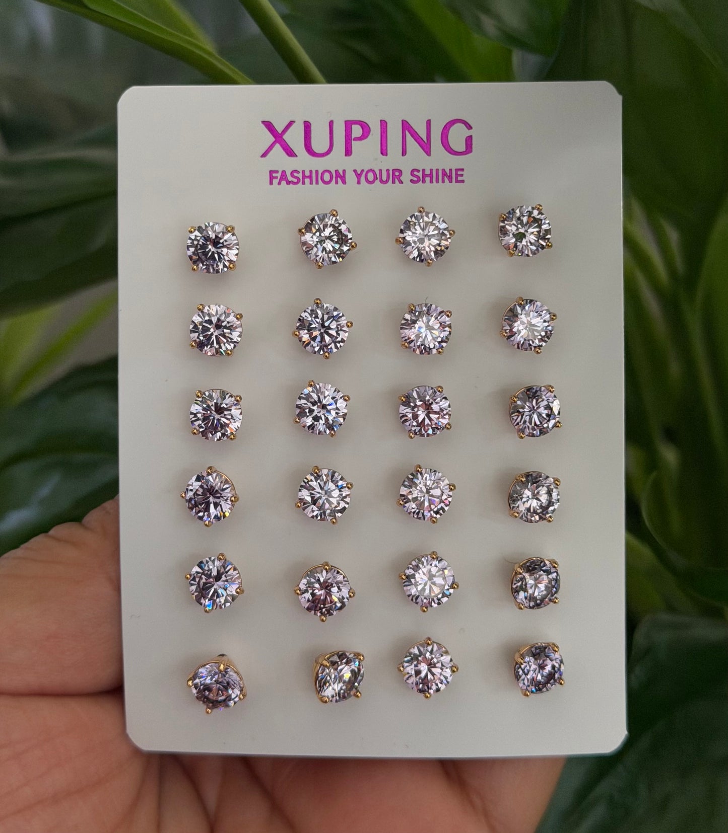 Purple earring pack #6447