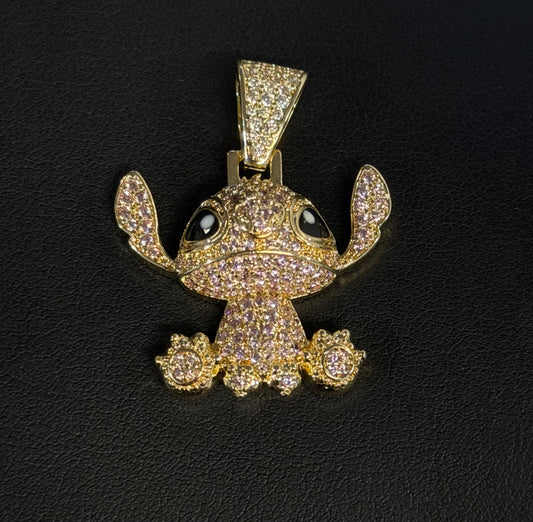 Pink St Bling Pendant