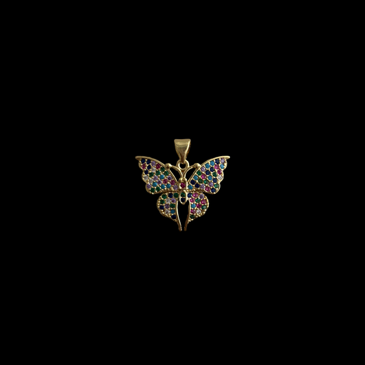 M-31 colorful butterfly pendant