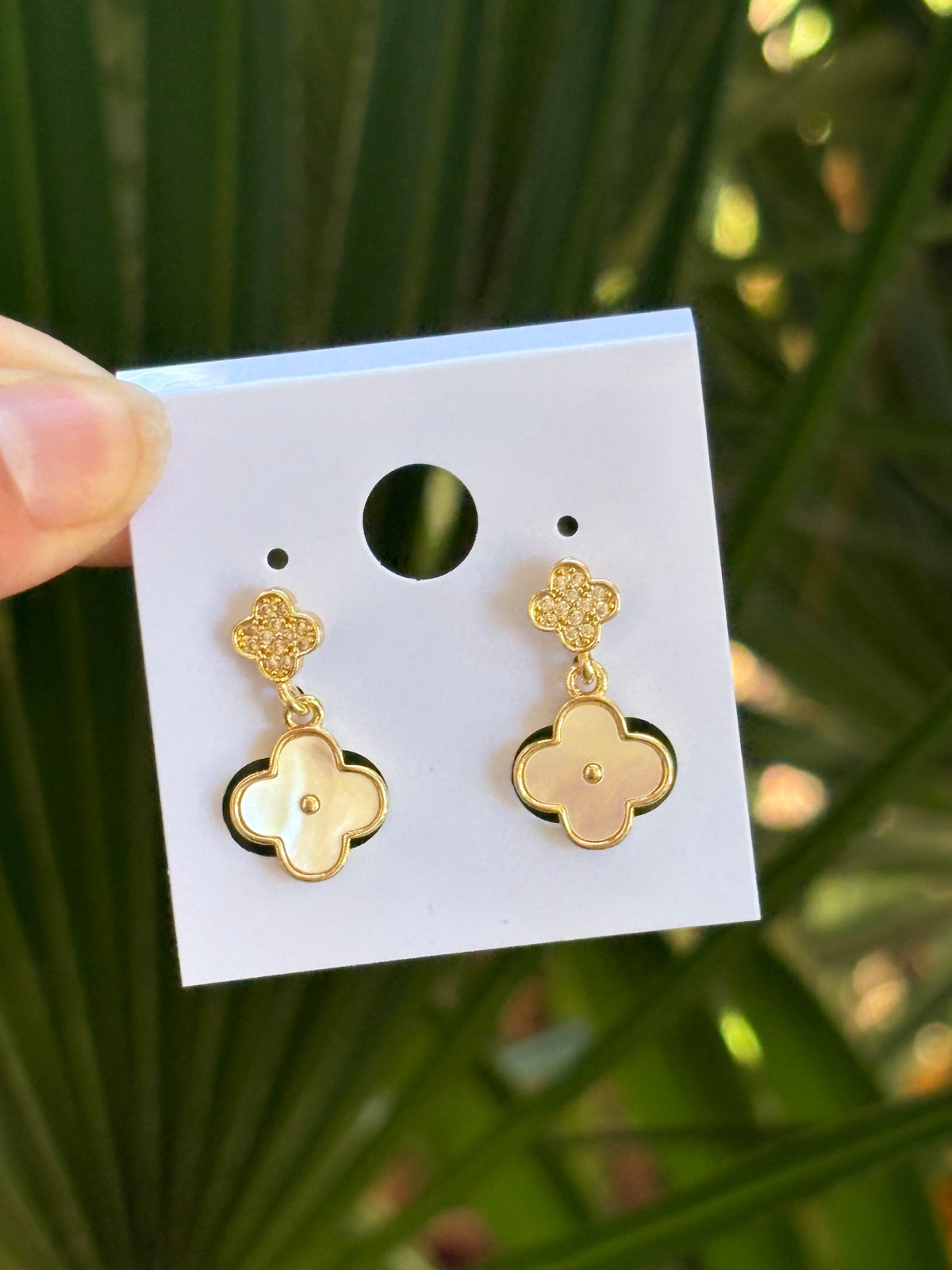 Earring mini trébol