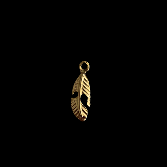 F-22 small leaf pendant