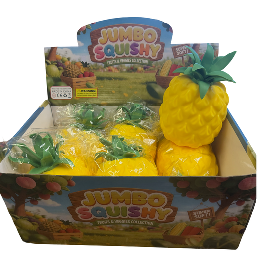6pc Pineapple jumbo Squishy
