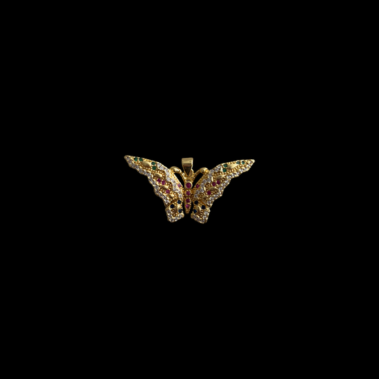 M-25 long wing butterfly pendant
