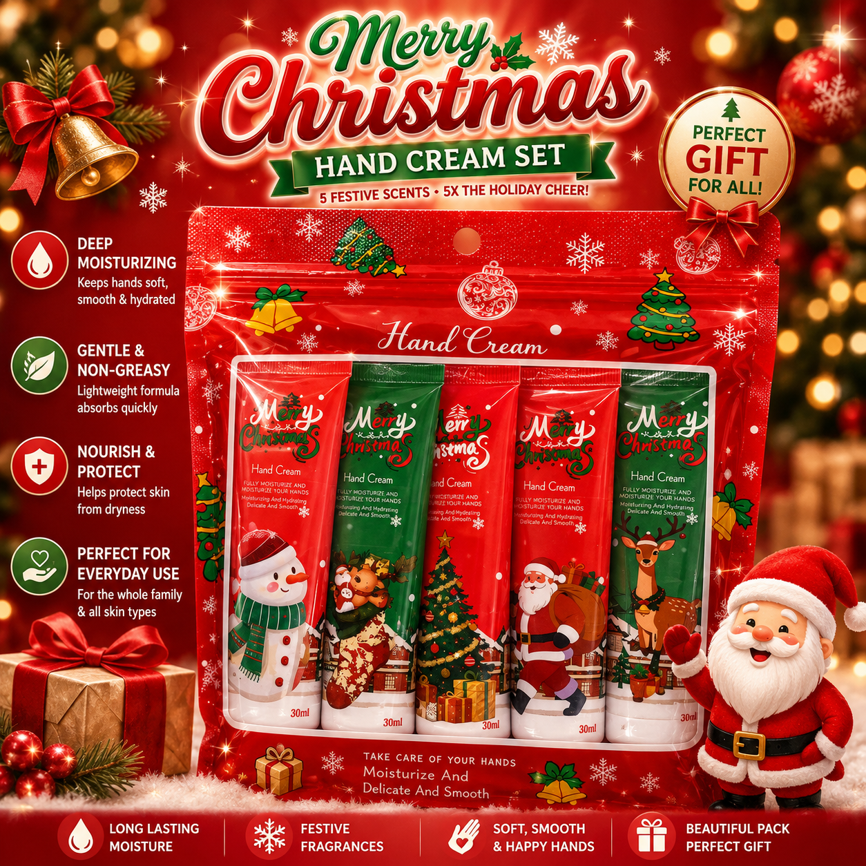 Christmas Style Hand Cream Set