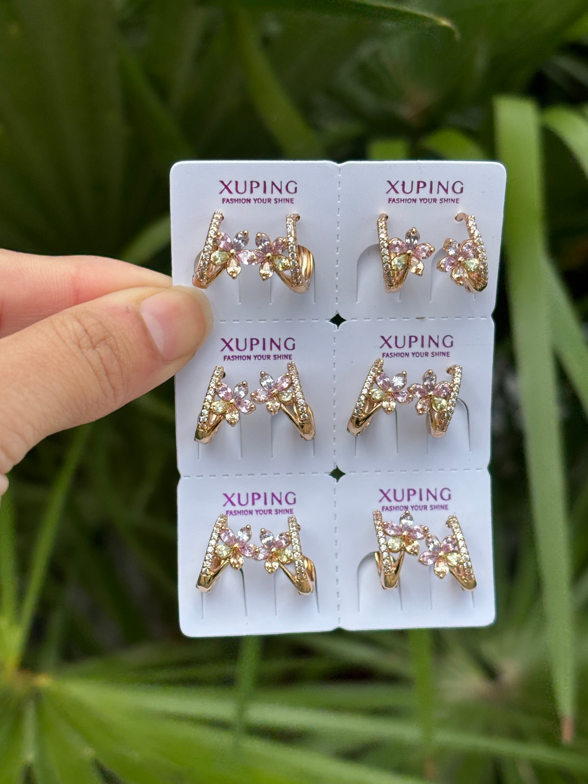 Xp flower earring #6784