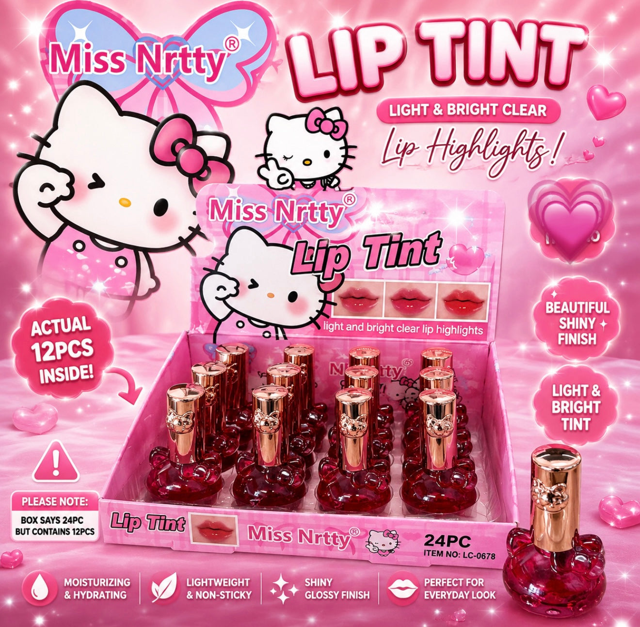HK Lip Tint 12pc