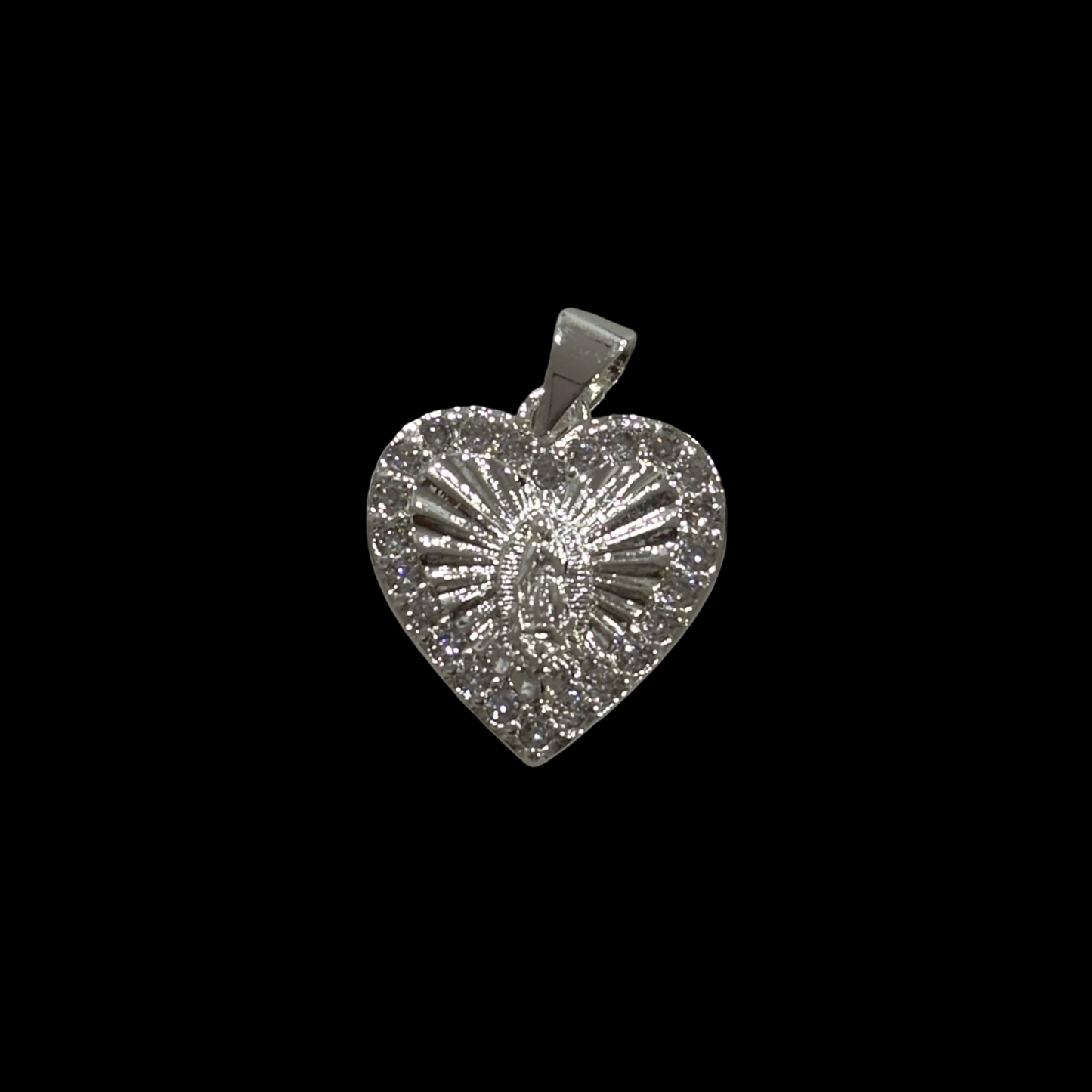 Heart virgen silver