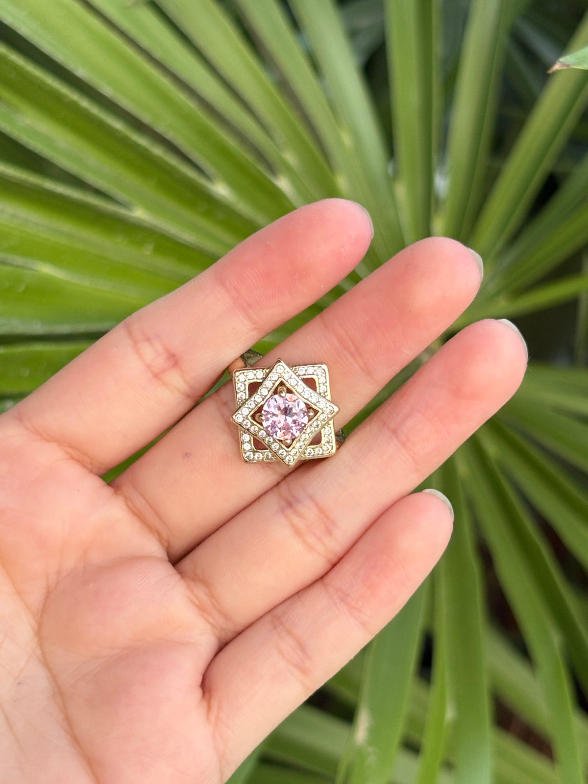 Pink ring ajustable