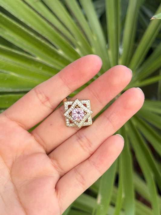 Pink ring ajustable