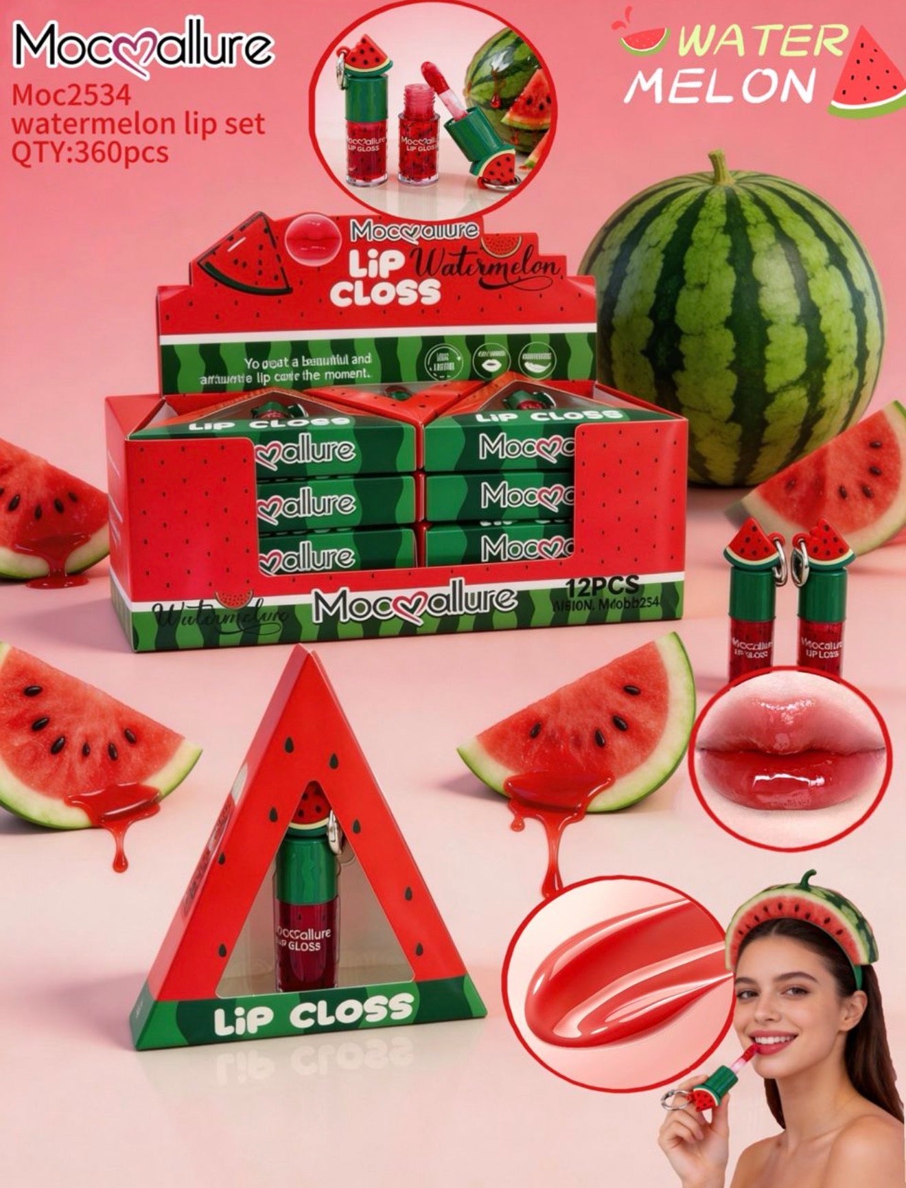 12pc Watermelon Gloss