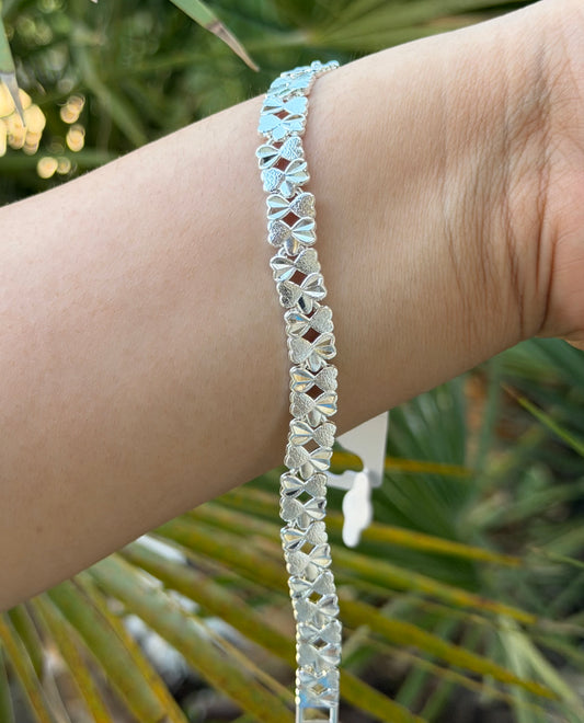 Silver Bow Bracelet