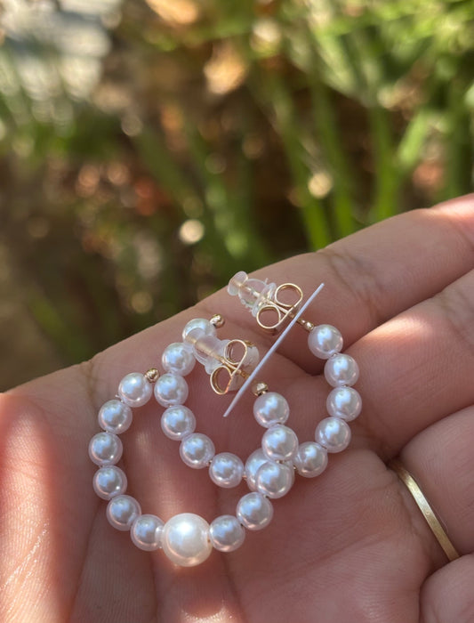Peral High Quality Hoop Earring
