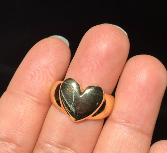 Thick Band Ajustable Ring