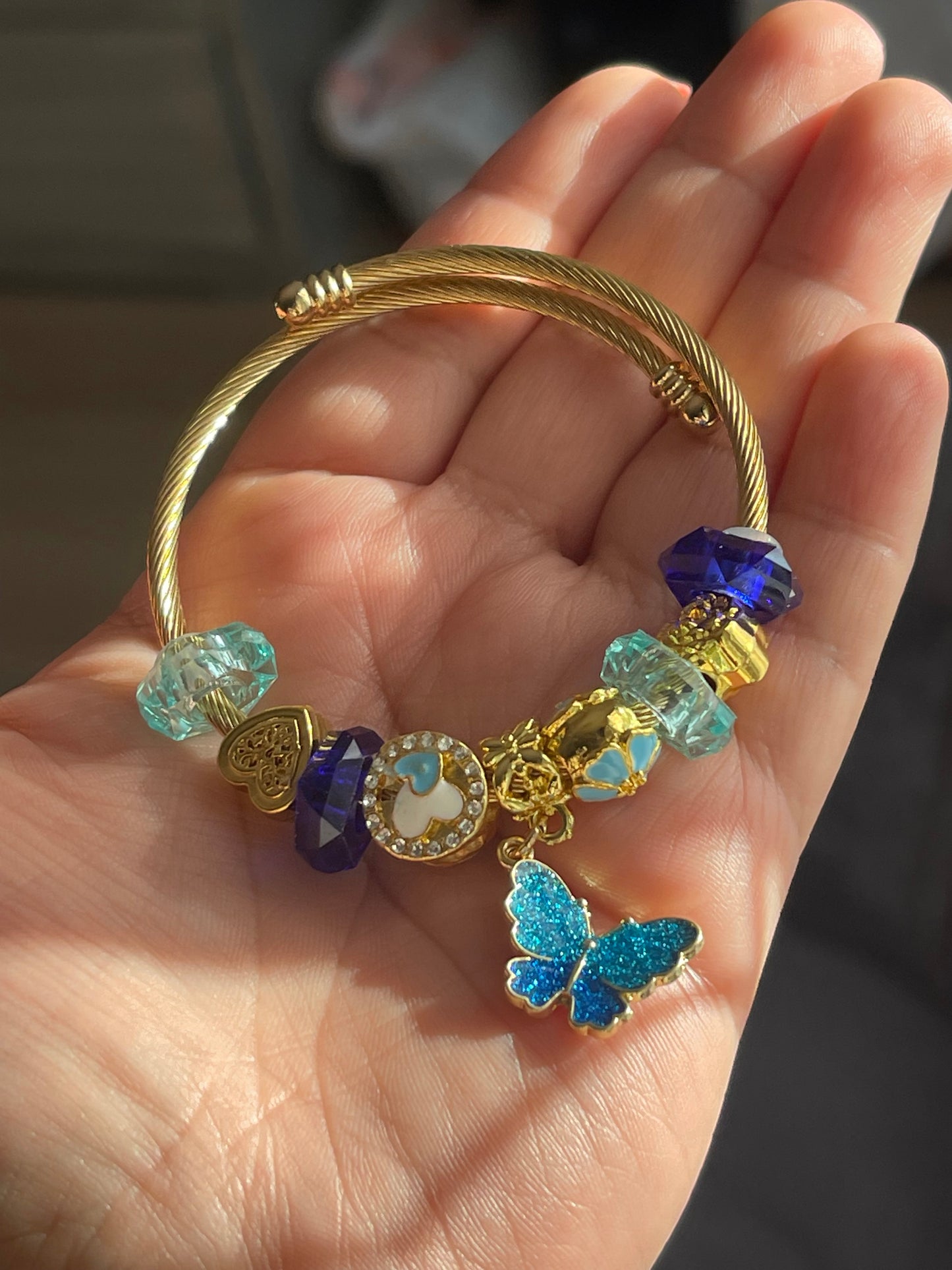 Blue Butterfly Pandora Bracelet