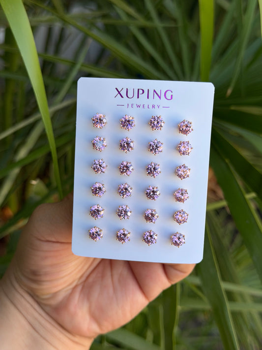 Pink earring pack #8547