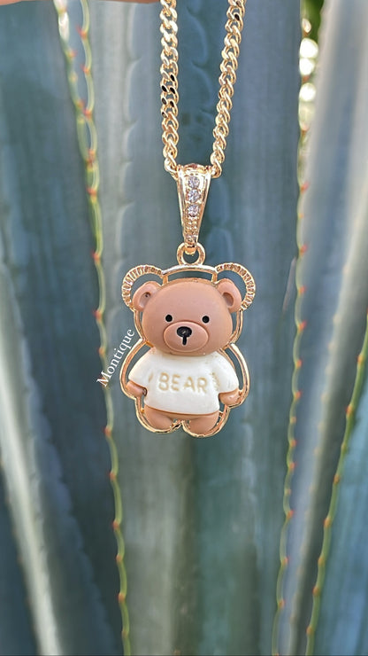 Silicone Bear Pendant