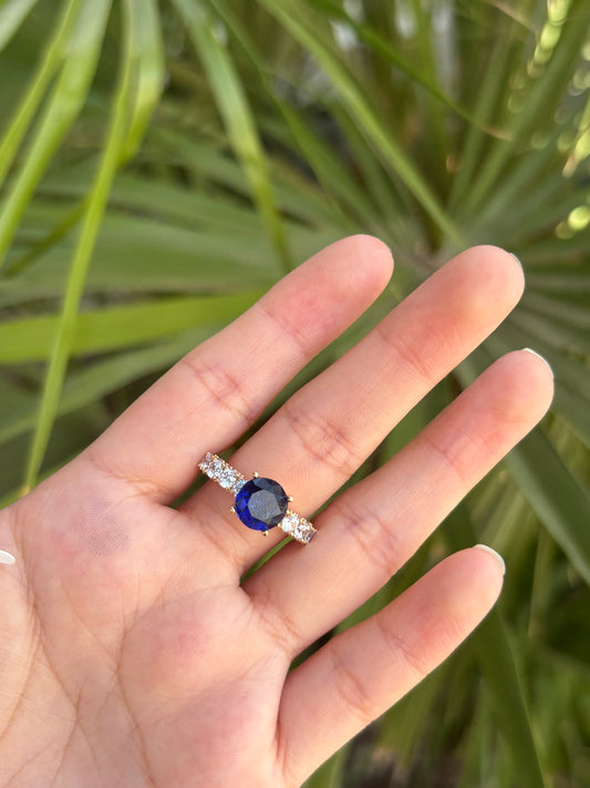 Ring bling blue Xp #7