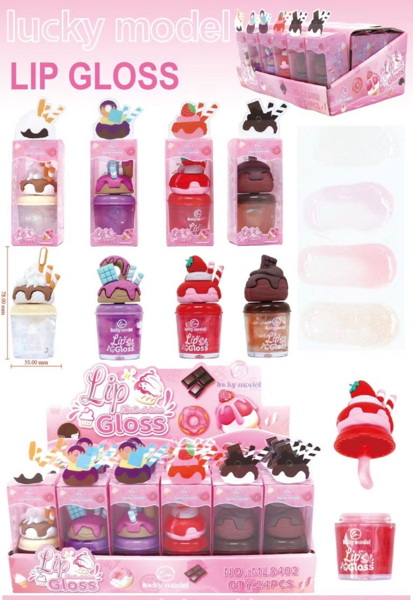 24pc IceCream Lip