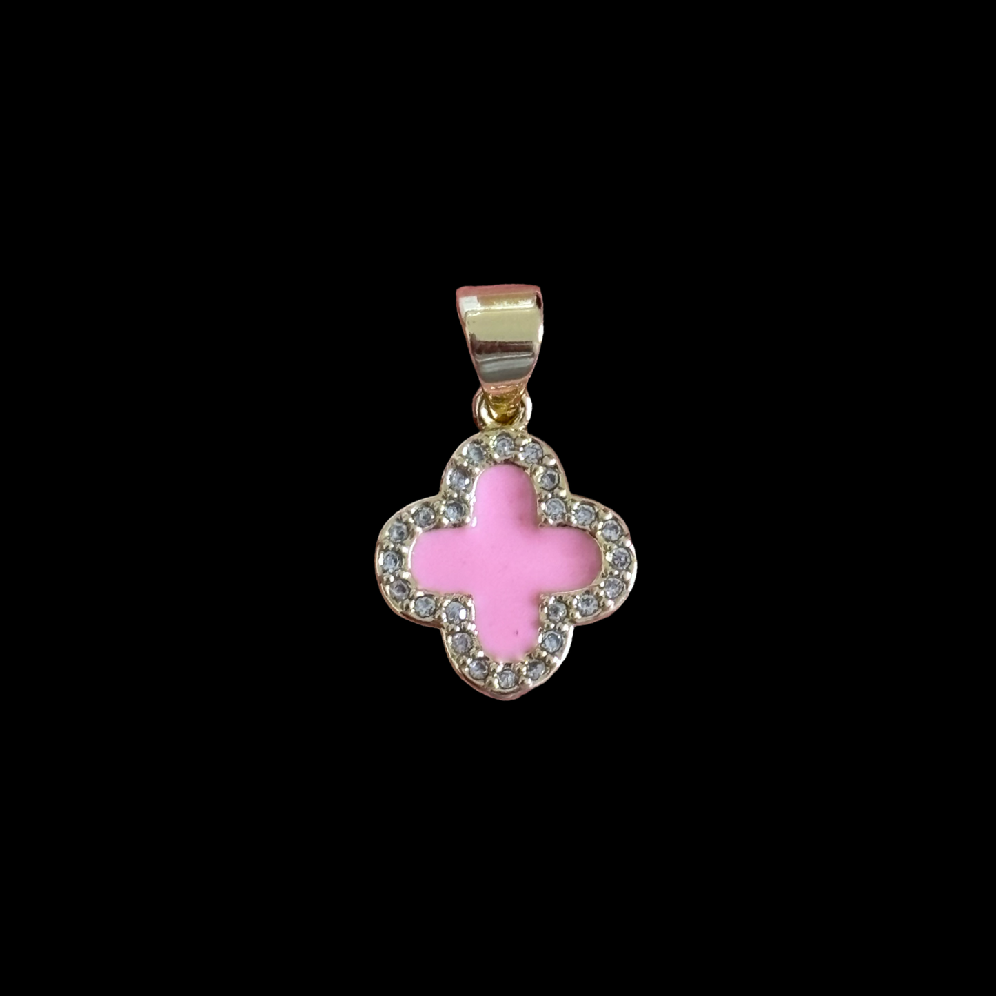 Mini trébol pink pendant