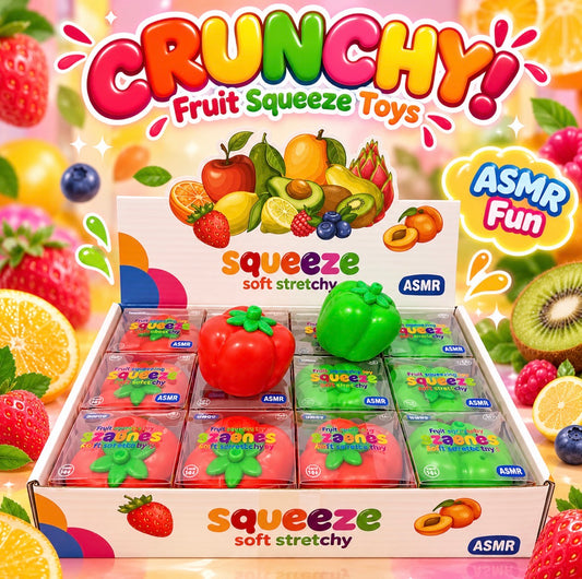 Chile Morron crunchy 12pcs Squishy