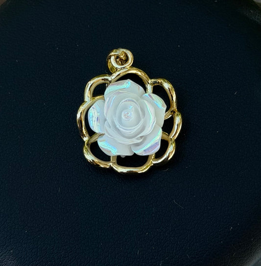 White Flower Pendant