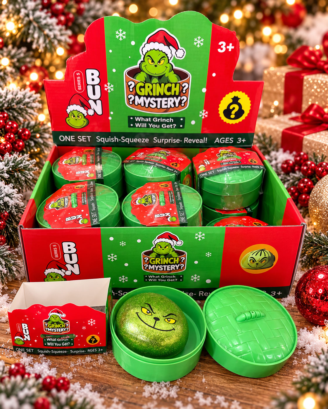 12Pc Grinch Squishy