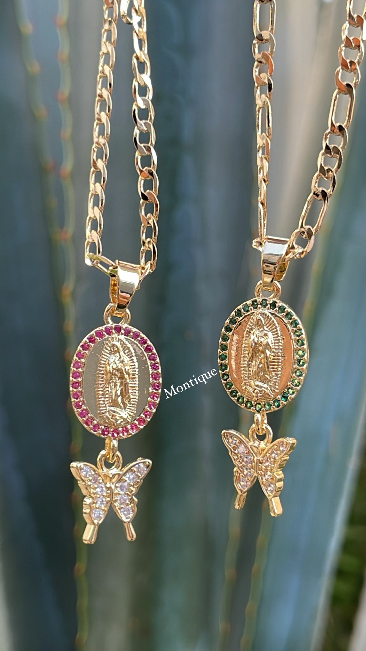 Virgen Butterfly Pendant