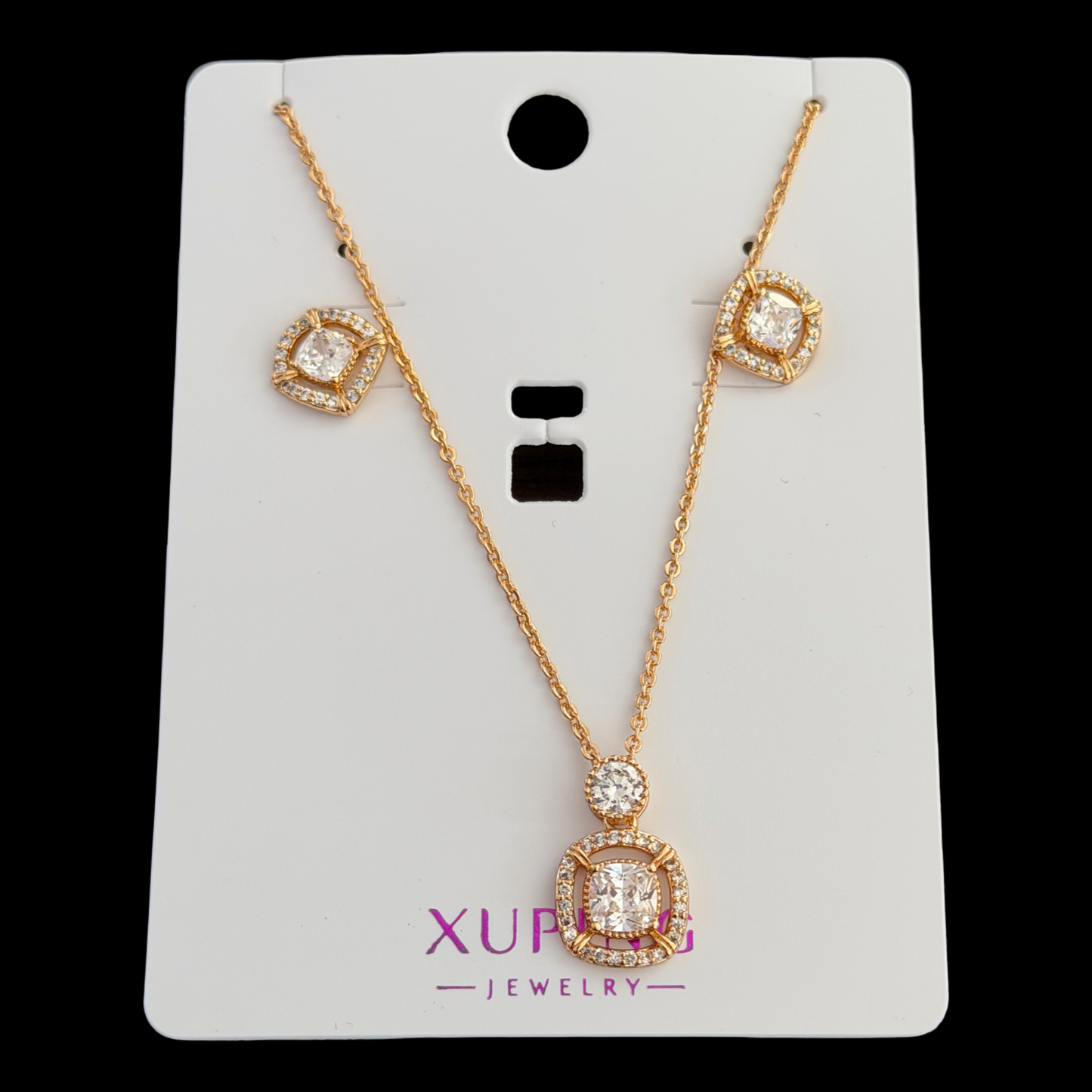 Set earring and chain #6882