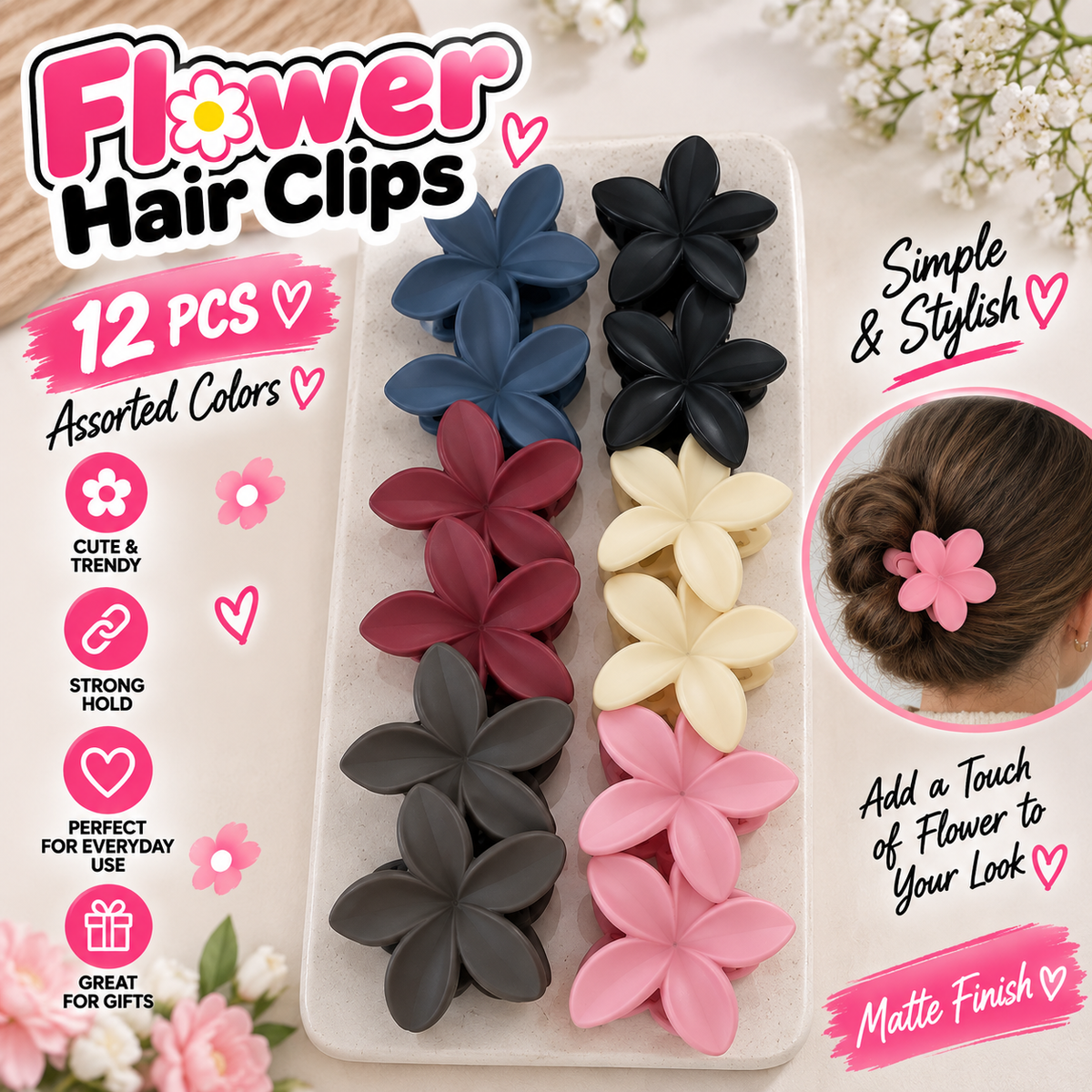 5dozen A5 hair clip