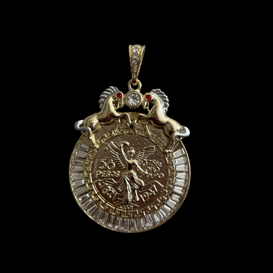 G-14 horse centenario pendant