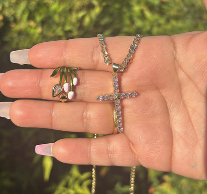 Flower Ring or Pendant