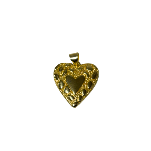 Nugget Heart Pendant