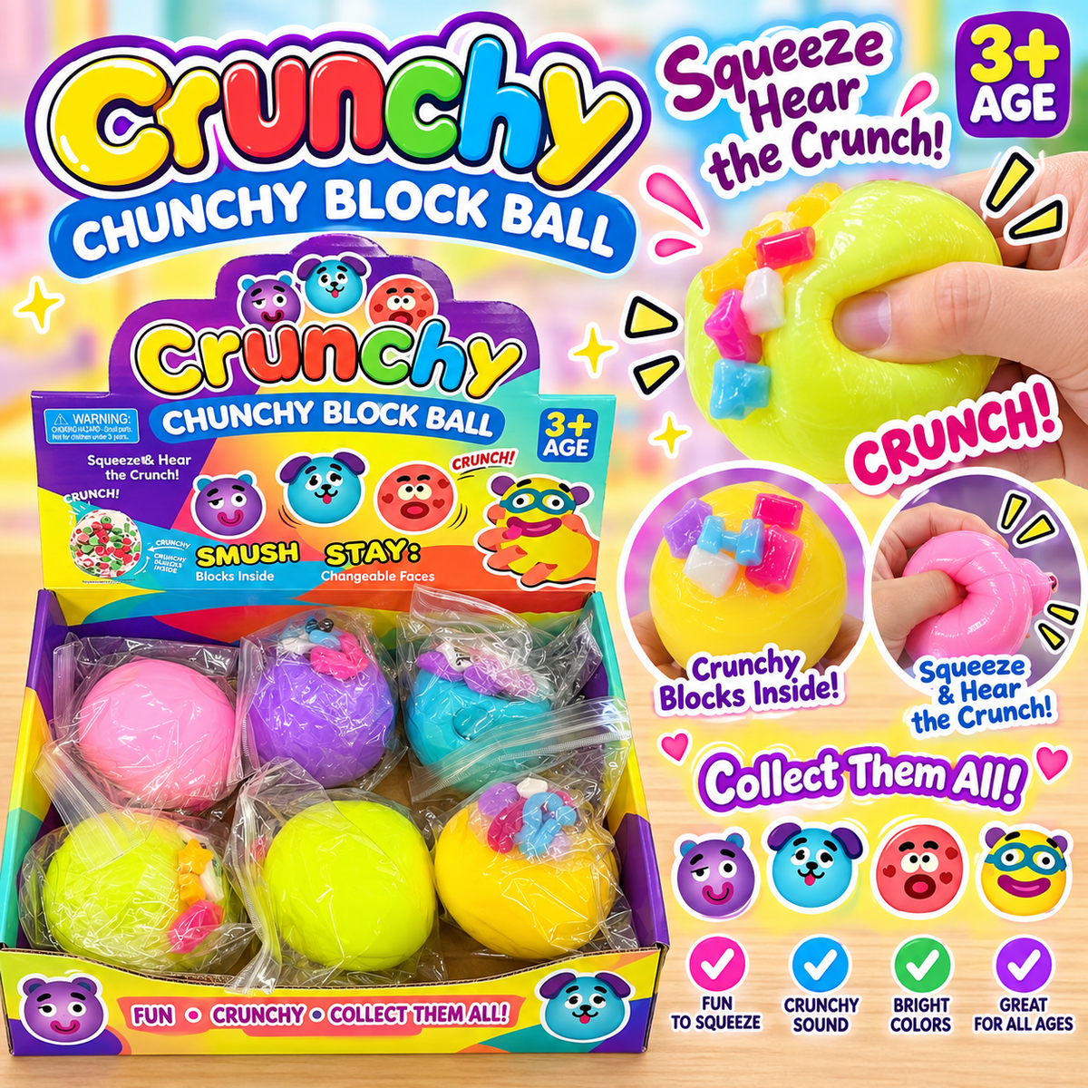 6PC Crunchy