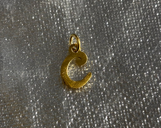 DIY C Charm Pendant